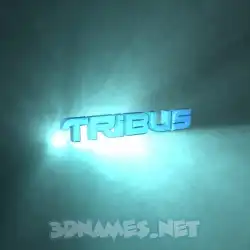 tribus in Light Shine style - 3D name wallpaper