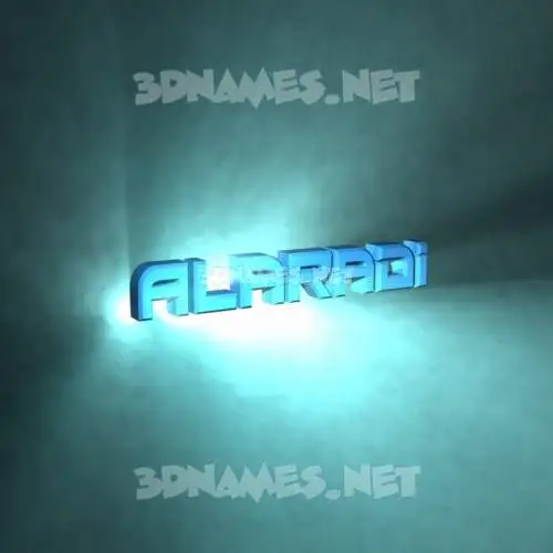 alaradi in Light Shine style - 3D name wallpaper alaradi in Light Shine style - 3D name wallpaper