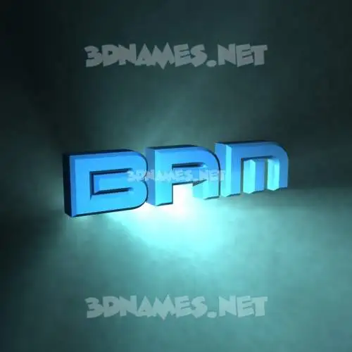 bam in Light Shine style - 3D name wallpaper bam in Light Shine style - 3D name wallpaper