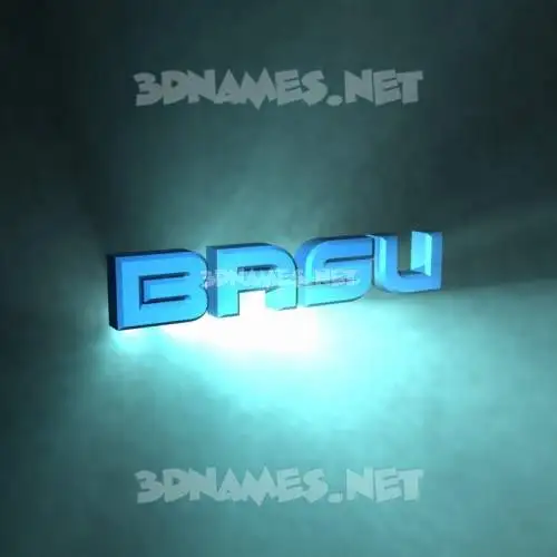 basu in Light Shine style - 3D name wallpaper