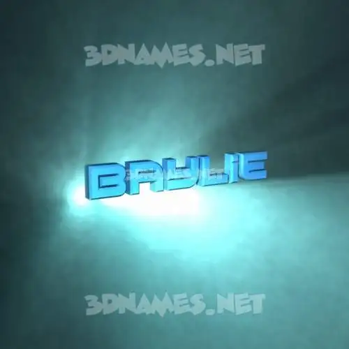 baylie in Light Shine style - 3D name wallpaper baylie in Light Shine style - 3D name wallpaper