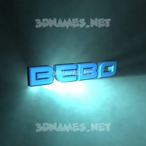 bebo in Light Shine style - 3D name wallpaper bebo in Light Shine style - 3D name wallpaper