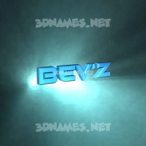 bev'z in Light Shine style - 3D name wallpaper bev'z in Light Shine style - 3D name wallpaper