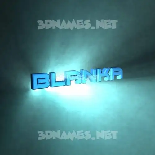 blanka in Light Shine style - 3D name wallpaper blanka in Light Shine style - 3D name wallpaper