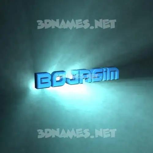 bojasim in Light Shine style - 3D name wallpaper bojasim in Light Shine style - 3D name wallpaper