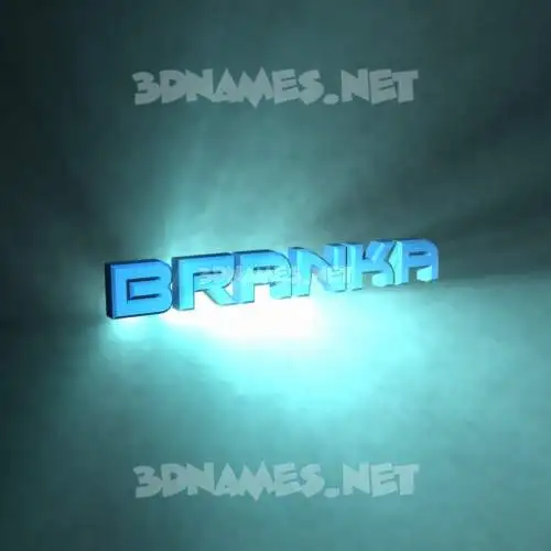branka in Light Shine style - 3D name wallpaper branka in Light Shine style - 3D name wallpaper