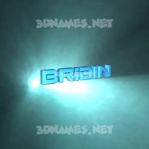 bridin in Light Shine style - 3D name wallpaper bridin in Light Shine style - 3D name wallpaper