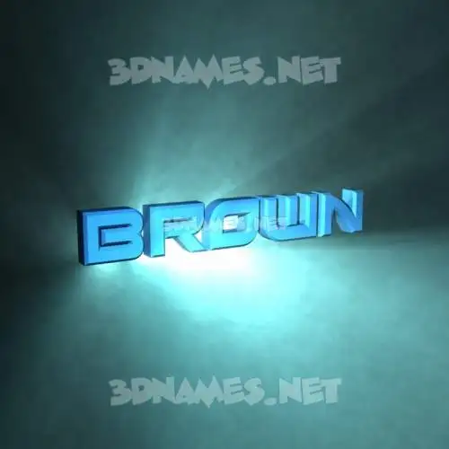 brown in Light Shine style - 3D name wallpaper brown in Light Shine style - 3D name wallpaper