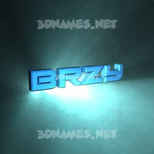 brzy in Light Shine style - 3D name wallpaper brzy in Light Shine style - 3D name wallpaper
