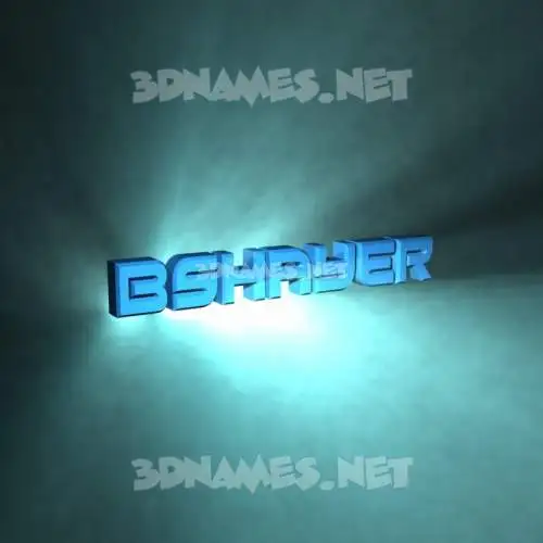bshayer in Light Shine style - 3D name wallpaper bshayer in Light Shine style - 3D name wallpaper