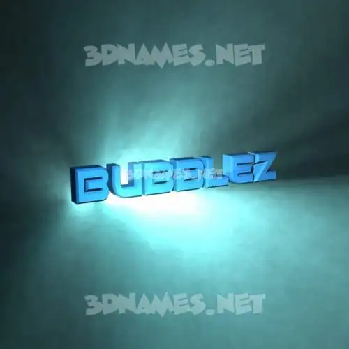 bubblez in Light Shine style - 3D name wallpaper bubblez in Light Shine style - 3D name wallpaper