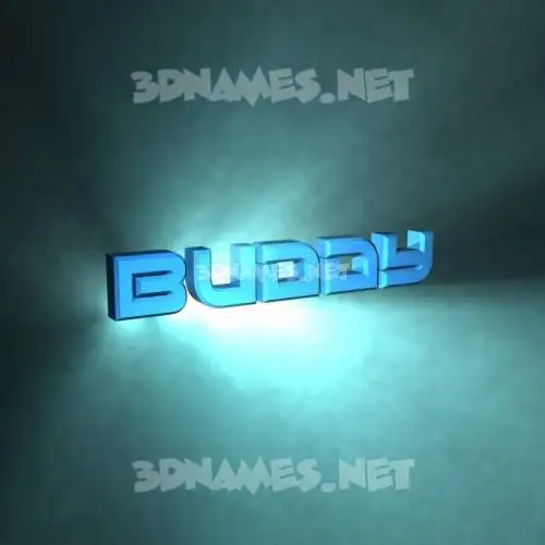 buddy in Light Shine style - 3D name wallpaper buddy in Light Shine style - 3D name wallpaper