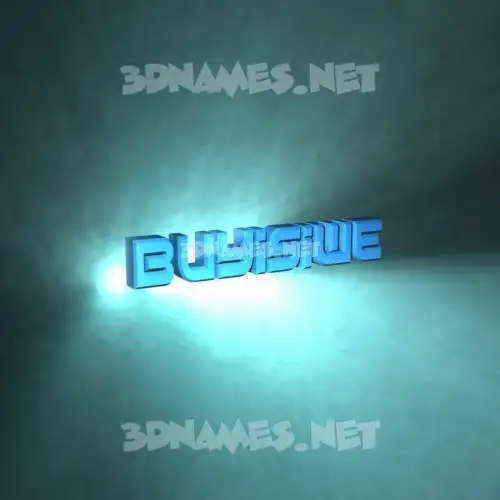 buyisiwe in Light Shine style - 3D name wallpaper