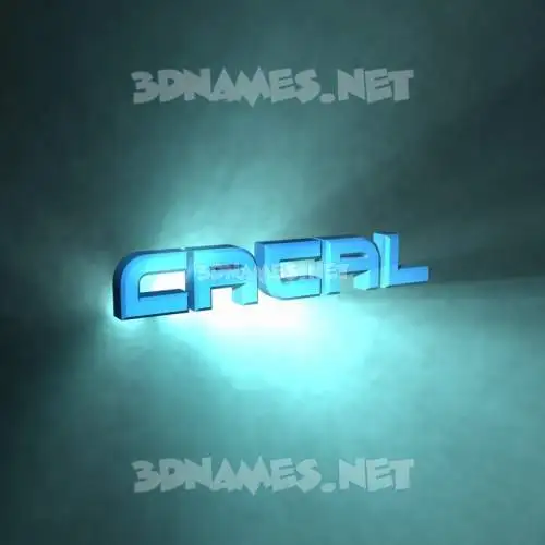 cacal in Light Shine style - 3D name wallpaper cacal in Light Shine style - 3D name wallpaper