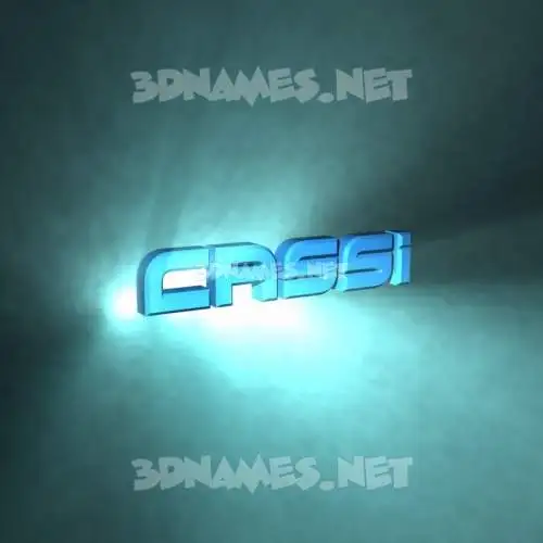 cassi in Light Shine style - 3D name wallpaper