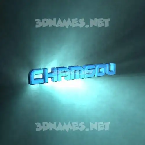 chamsou in Light Shine style - 3D name wallpaper chamsou in Light Shine style - 3D name wallpaper