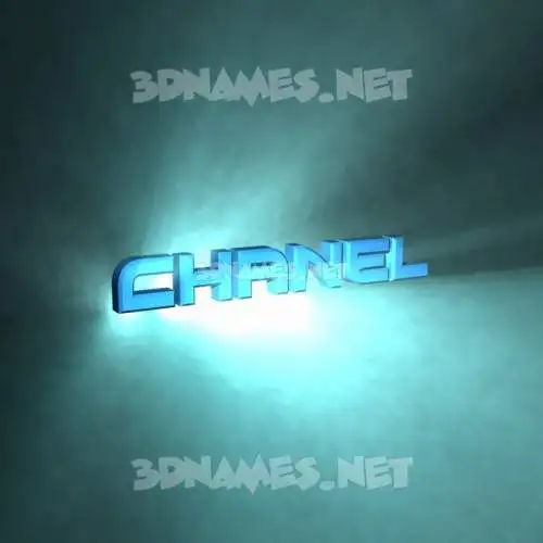 chanel in Light Shine style - 3D name wallpaper chanel in Light Shine style - 3D name wallpaper