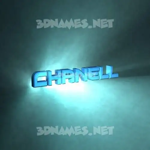 chanell in Light Shine style - 3D name wallpaper chanell in Light Shine style - 3D name wallpaper