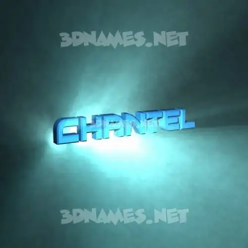 chantel in Light Shine style - 3D name wallpaper chantel in Light Shine style - 3D name wallpaper