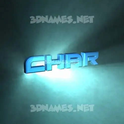 char in Light Shine style - 3D name wallpaper char in Light Shine style - 3D name wallpaper