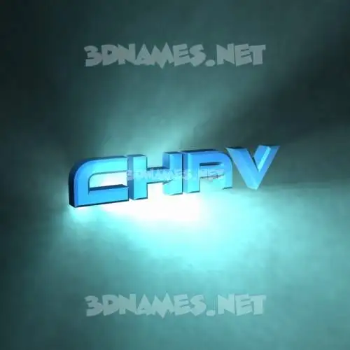 chav in Light Shine style - 3D name wallpaper chav in Light Shine style - 3D name wallpaper