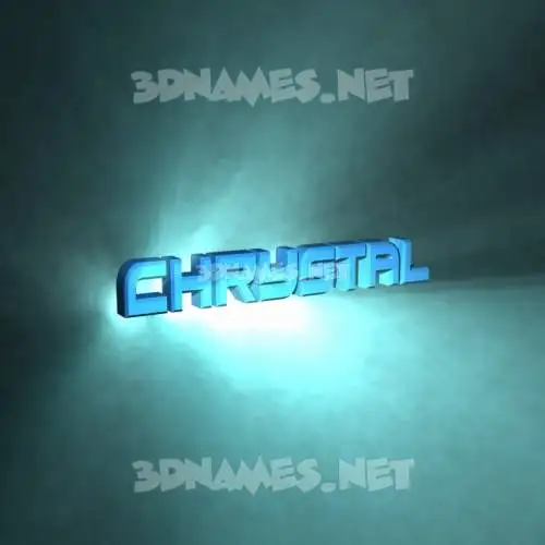 chrystal in Light Shine style - 3D name wallpaper chrystal in Light Shine style - 3D name wallpaper