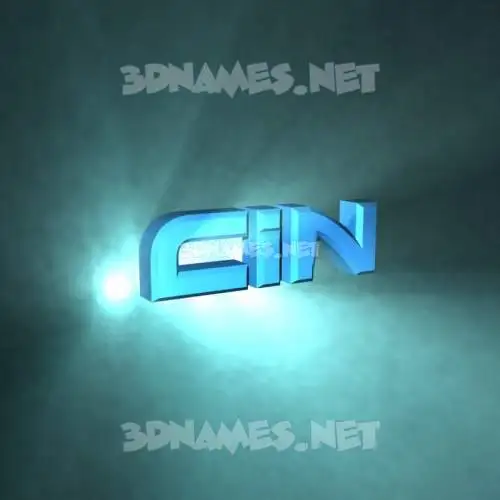 cin in Light Shine style - 3D name wallpaper cin in Light Shine style - 3D name wallpaper