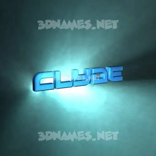 clyde in Light Shine style - 3D name wallpaper clyde in Light Shine style - 3D name wallpaper