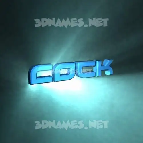 cock in Light Shine style - 3D name wallpaper cock in Light Shine style - 3D name wallpaper