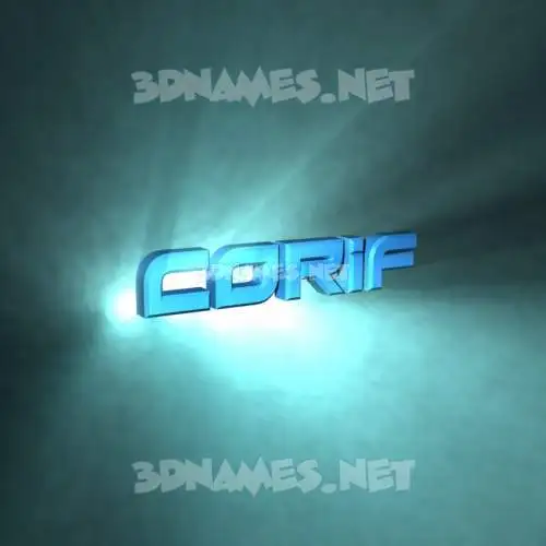 corif in Light Shine style - 3D name wallpaper corif in Light Shine style - 3D name wallpaper