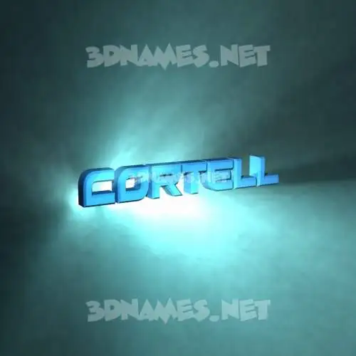 cortell in Light Shine style - 3D name wallpaper cortell in Light Shine style - 3D name wallpaper