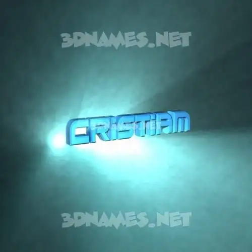 cristiam in Light Shine style - 3D name wallpaper cristiam in Light Shine style - 3D name wallpaper