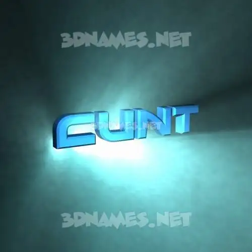 cunt in Light Shine style - 3D name wallpaper cunt in Light Shine style - 3D name wallpaper