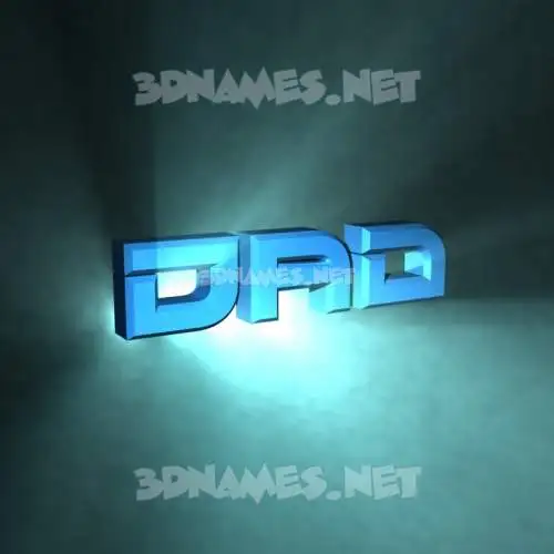 dad in Light Shine style - 3D name wallpaper
