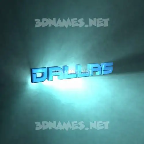 dallas in Light Shine style - 3D name wallpaper dallas in Light Shine style - 3D name wallpaper