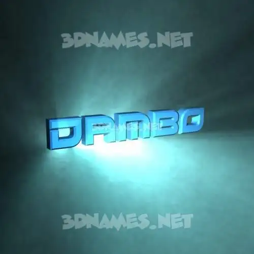 dambo in Light Shine style - 3D name wallpaper dambo in Light Shine style - 3D name wallpaper