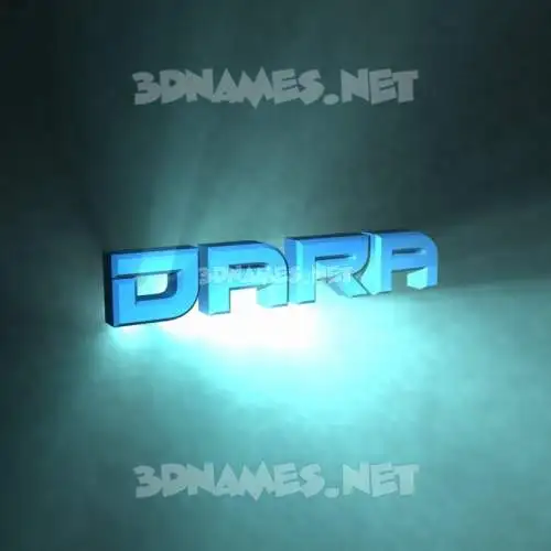 dara in Light Shine style - 3D name wallpaper dara in Light Shine style - 3D name wallpaper