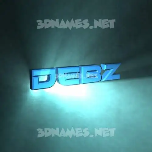 debz in Light Shine style - 3D name wallpaper debz in Light Shine style - 3D name wallpaper