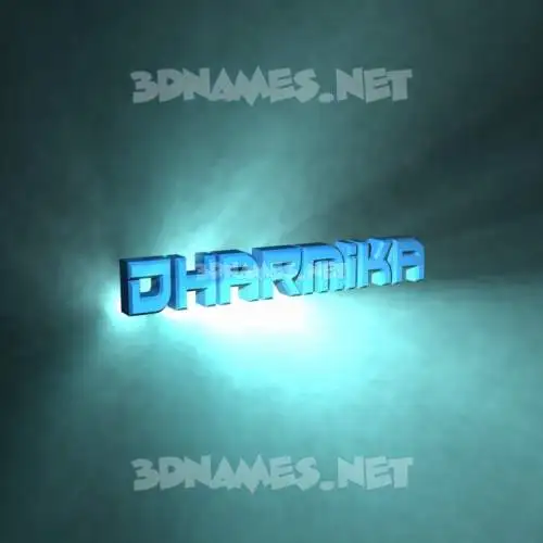 dharmika in Light Shine style - 3D name wallpaper dharmika in Light Shine style - 3D name wallpaper