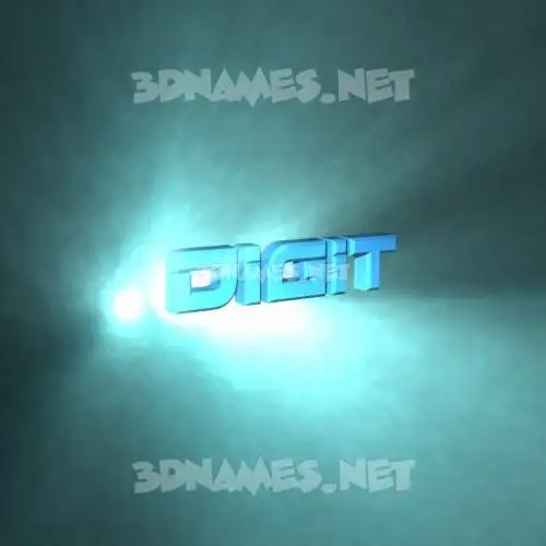 digit in Light Shine style - 3D name wallpaper digit in Light Shine style - 3D name wallpaper