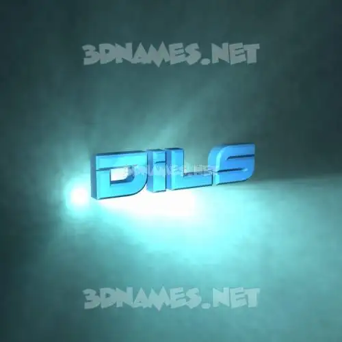 dils in Light Shine style - 3D name wallpaper dils in Light Shine style - 3D name wallpaper