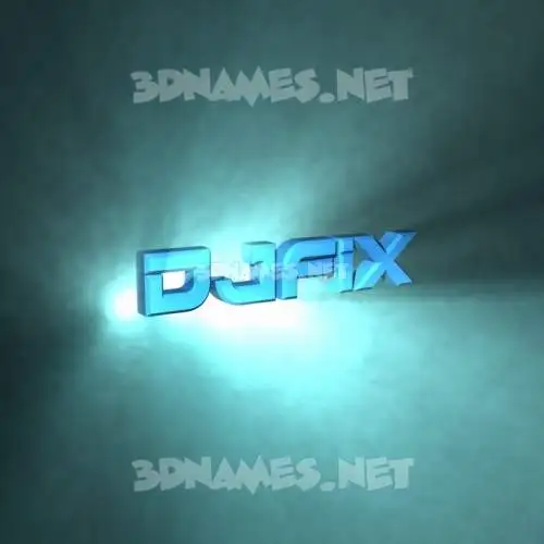 djfix in Light Shine style - 3D name wallpaper djfix in Light Shine style - 3D name wallpaper