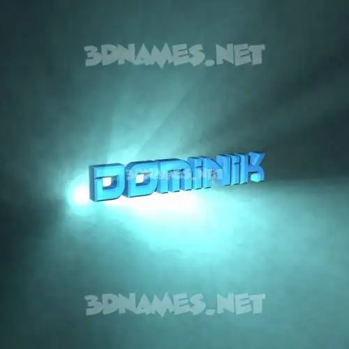 dominik in Light Shine style - 3D name wallpaper dominik in Light Shine style - 3D name wallpaper