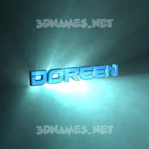 doreen in Light Shine style - 3D name wallpaper doreen in Light Shine style - 3D name wallpaper