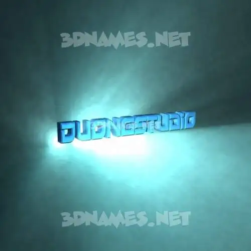 duongstudio in Light Shine style - 3D name wallpaper