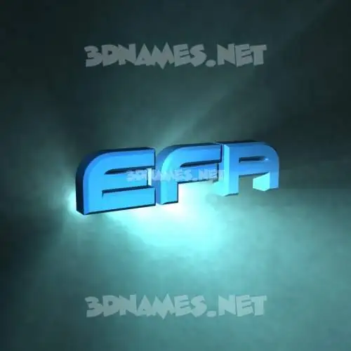 efa in Light Shine style - 3D name wallpaper efa in Light Shine style - 3D name wallpaper
