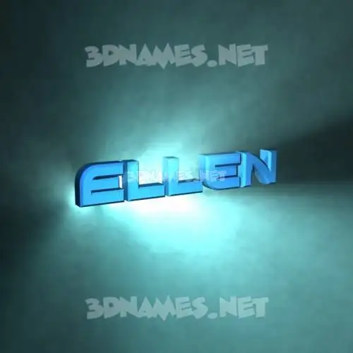 ellen in Light Shine style - 3D name wallpaper ellen in Light Shine style - 3D name wallpaper