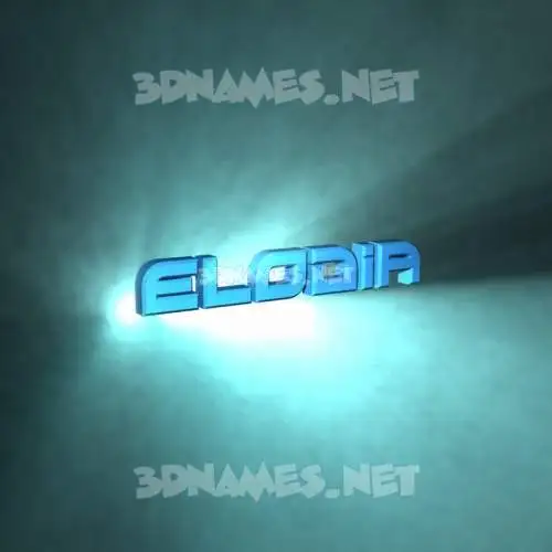 elodia in Light Shine style - 3D name wallpaper elodia in Light Shine style - 3D name wallpaper