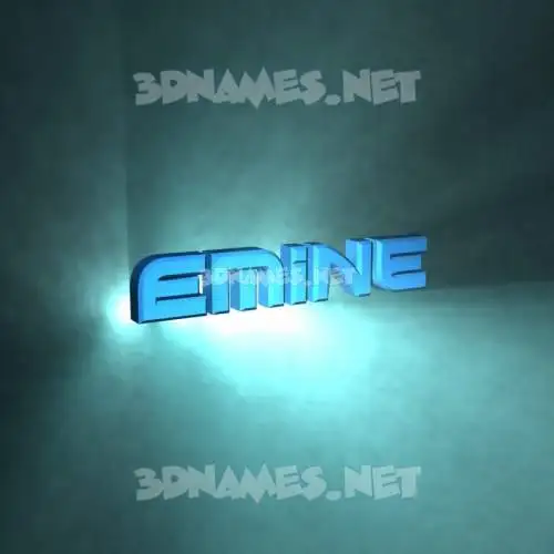 emine in Light Shine style - 3D name wallpaper emine in Light Shine style - 3D name wallpaper
