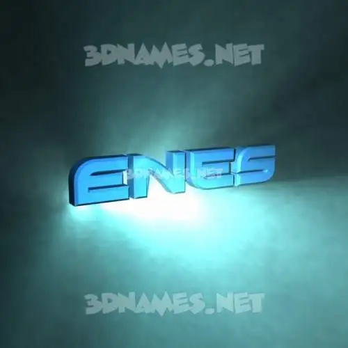 enes in Light Shine style - 3D name wallpaper enes in Light Shine style - 3D name wallpaper